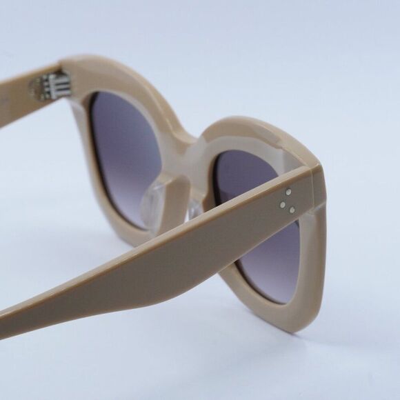 NEW CELINE CL4005FN 57Z BEIGE/SMOKE SUNGLASSES - Picture 8 of 11